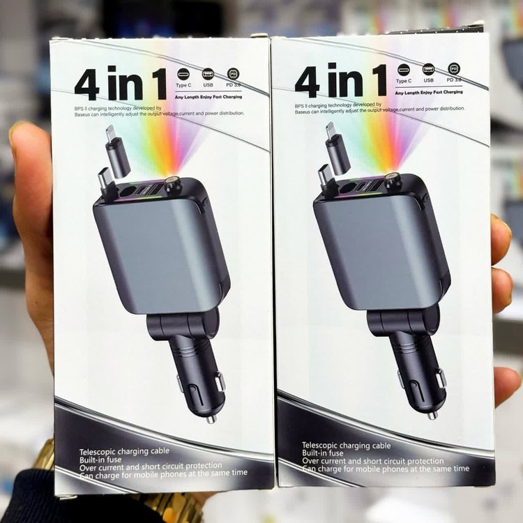 شارژر فندکی 4IN1 E1