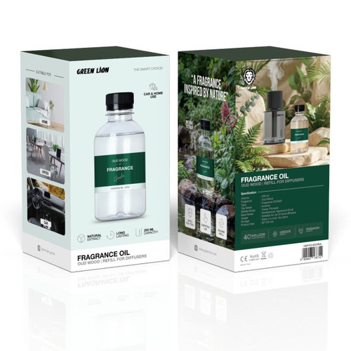 روغن خوشبوکننده با رایحه چای سفید گرین لاین مدل Green Lion Fragrance Oil White Tea & Refill for Diffusers