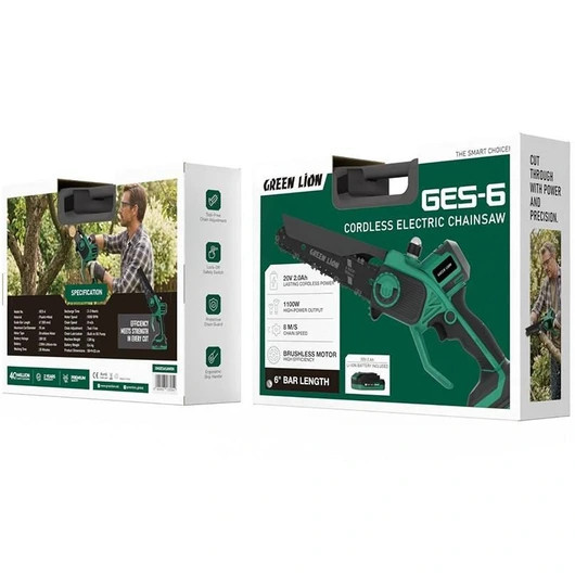 اره زنجیری برقی شارژی Green Lion GFS-6