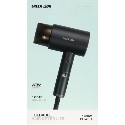 سشوار تاشو گرین لاین مدل GL-HD10 ظرفیت ۱۲۰۰ وات
