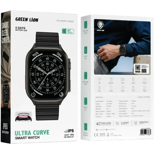 ساعت هوشمند GREEN LION Ultra Curve