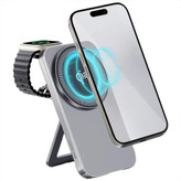 شارژر بیسیم Magstand Duo Qi2 گرین لاین