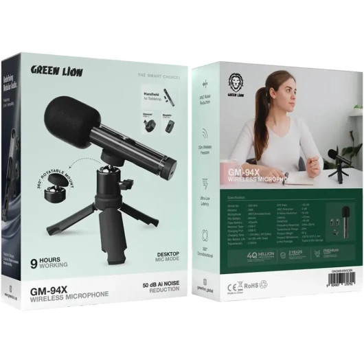 میکروفون بیسیم GM-94X گرین لاین | Green Lion GM-94X