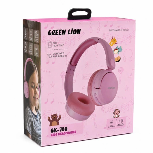 هدفون بیسیم کودک Green Lion GK-700